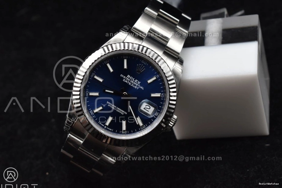 1:1 DateJust Bracelet On Blue 41 Resilient SS Oyster 613 VS Best 126334 Edition VSF Dial 904L 1119
